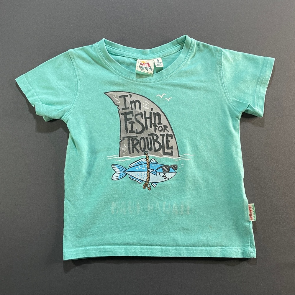 Earth Kids Aqua Graphic Tee